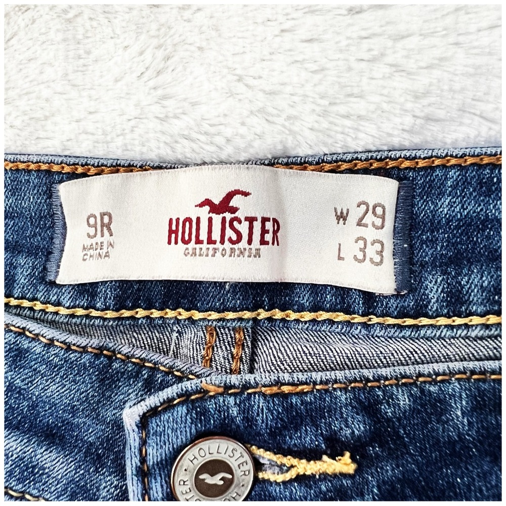 Hollister Distressed Raw Hem Jeans Size 29 - Picture 12 of 16